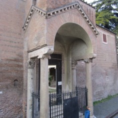 Side entrance to the basilica